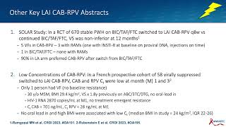 CROI 2023 Report Back Treatment Updates [upl. by Ntsuj]