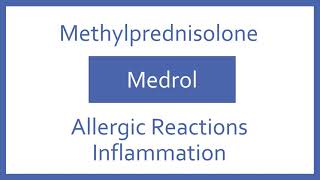 Methylprednisolone Pronunciation  Generic Name Brand Name Indication Top 200 Drugs PTCB PTCE [upl. by Lleder]