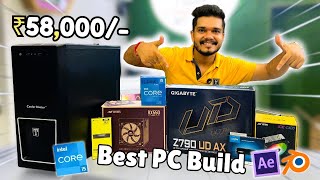 50000 RS BEST PC Build ⚡12600k with Z790 UD AX Editing Master [upl. by Phyllys]