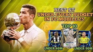 Best ST For H2H Under Every Budget In FC Mobile 25 [upl. by Riggall]