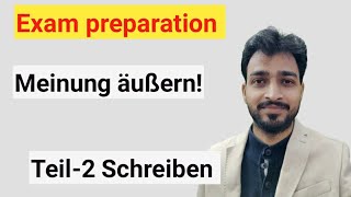 B1 GERMAN EXAM  Schreiben Teil 2  Learn Writing Skills [upl. by Mikiso]