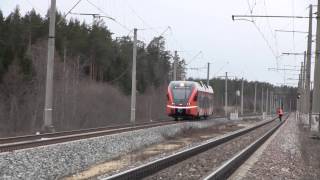 Stadler FLIRT DMU 2233 speed test 173 kmh [upl. by Lisab420]