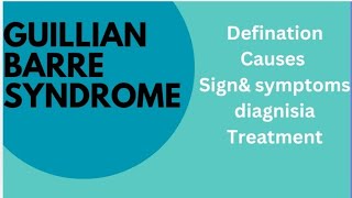 Gillian barre syndrome Introduction definition causes sign and symptoms diagnosis treatment [upl. by Bannister]