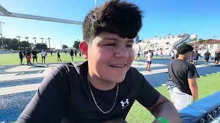 FBU National Championship Tryouts with Mario Luna Football  St John Bosco [upl. by Harlen]