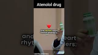 Atenolol drug pharmacy medicaldoctor shorts youtubeshorts health healthtips [upl. by Htevi]