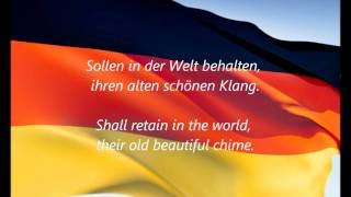 German National Anthem  quotDas Deutschlandliedquot DEEN [upl. by Kiah862]