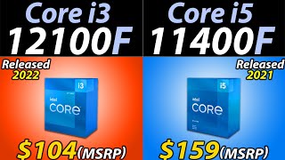 i312100F vs i511400F  4Cores vs 6Cores  How Much Performance Difference [upl. by Phina]