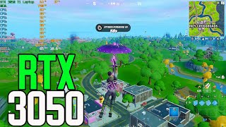 RTX 3050 Ti 4GB Laptop  i5 11300H  Fortnite  Performance [upl. by Bunde501]