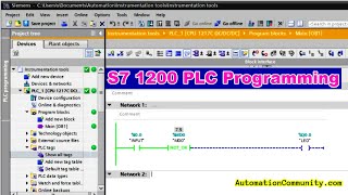 S7 1200 PLC Programming  OK and NOT OK Instructions [upl. by Vatsug663]