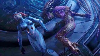 Kerrigan Kills Narud Cinematic Starcraft 2 Heart of the Swarm  Shifting Perspectives [upl. by Ardnoik]