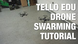 Tello EDU Drone Swarming Tutorial with Packet Sender and Python [upl. by Toffic]