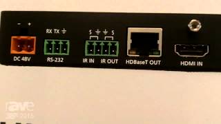 ISE 2015 Atlona Introduces 4KUHD HDMI HDBaseT Extender Series [upl. by Valaria]