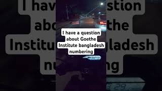 I have a question about Goethe Institute bangladesh numbering goethezertifikat goetheinstitut [upl. by Alis]