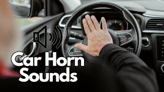 Car Horn Sounds Beeping  No Copyright [upl. by Rech93]