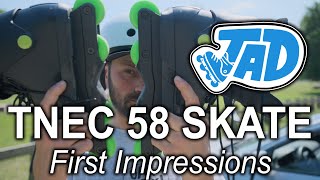 TNEC 58 SKATE First Impressions JADRollerVlog Rollerblading [upl. by Houser]