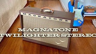 Magnatone USA Twilighter Stereo  Eastman Guitars SB59v [upl. by Roxane663]