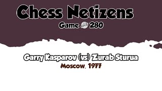 Garry Kasparov vs Zurab Sturua • Moscow 1977 [upl. by Kimberly]