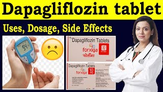 Dapagliflozin tablets 10 mg  Dapagliflozin tablets 5 mg  forxiga 10 mg in hindi Uses Side Effect [upl. by Ykcin]