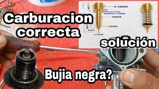 Tornillos de Ajuste AIRERELENTY bujía negra COMO CARBURAR TU MOTO [upl. by Anihs]