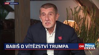 Babiš Trump je nejlepším řešením pro Evropu i svět Hnutí ANO má totožný program [upl. by Lyrret229]