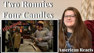 The Two Ronnies and Four Candles American Reaction  HILARIOUS [upl. by Atelokin]