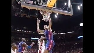 Tayshaun Princes Swooping Game 7 TipDunk 2005 [upl. by Faber111]