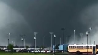 See houses completely leveled in Moore Oklahoma [upl. by Solakcin]