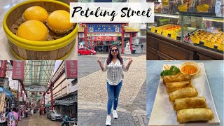 🇲🇾 PETALING STREET MARKET IN KUALA LUMPUR  PLACES TO EAT IN CHINA TOWN  STREET FOOD WALKING TOUR [upl. by Asillam]