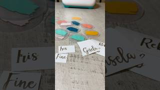 Super einfach Namensschilder plotten mit Cricut Joy youtubecreatorcommunity [upl. by Ludly]