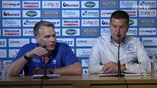 Persconferentie Landstede Basketbal  ZZ Leiden [upl. by Eniarda]