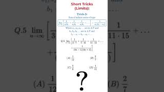 JEE Short Tricks Limit  Q5 maths jeeadvanced jee2025 jeemains jee limit limits mathconcepts [upl. by Einegue]