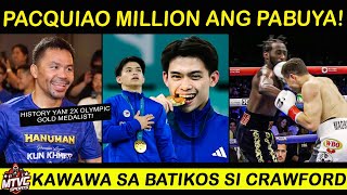 PACQUIAO Nagulat kay Caloy Million ang PABUYA  Crawford Kinawawa ng Batikos [upl. by Robbert935]