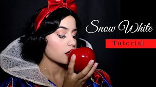 Snow White Makeup Tutorial🍎ll HAPPY BLONDE [upl. by Darcy]