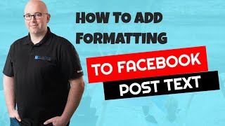 How to add text formatting to your Facebook or IG posts [upl. by Barrie]