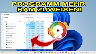 PC Spiele schneller machen  Programm mehr RAM Arbeitsspeicher zuweisen unter Windows 11 [upl. by Shelby]