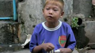 Little Burmese Street Musicians [upl. by Crandale]