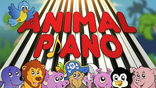 Animal Piano for Kids  App Gameplay Video [upl. by Atinwahs]