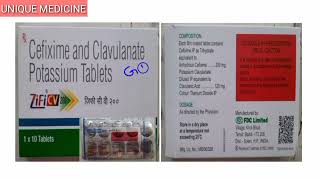 Zifi CV 200mg Tablet Best Antibiotic Tablet for Bacterial Infection Use Dose Benefits [upl. by Nosrettap]