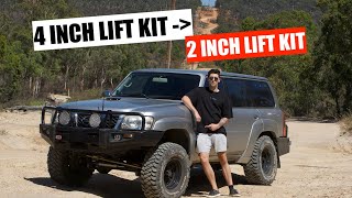 Going from 4 inch lift to 2 inch lift  Testing the new 2 inch lift kits capability offroad [upl. by Marie-Jeanne]