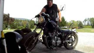 1982 Yamaha Maxim xj750 BOBBER SUICIDED [upl. by Nsaj58]