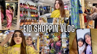 Eid Shopping vlog  khussas jhumkay churiyan  LITERALLY WAS FORCED TO BUY AN OUTFIT  Yusravlogs [upl. by Aziaf]