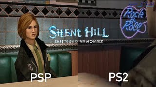 Silent Hill Shattered Memories  PSP vs PS2 Comparison [upl. by Ecerehs]