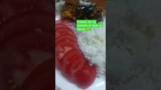 ANOK AT KAMATIS SA LUNCH dailyvlog food [upl. by Salokkin]