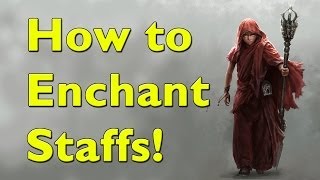 Skyrim  How to Enchant your own Staffs  Quest Guide  Youtube [upl. by Nnazus515]