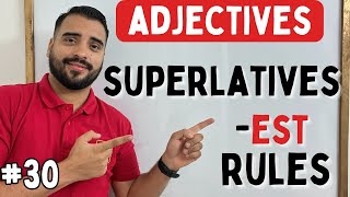 ADJETIVOS SUPERLATIVOS EN INGLES  REGLAS Y EJERCICIOS [upl. by Aiykan]