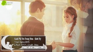 Cành Phi Yến Trong Mưa  Khởi My Lyric  Karaoke [upl. by Gehman]