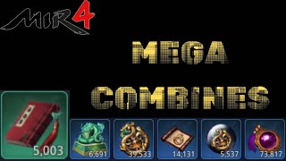 MEGA COMBINES DE LIVRO  MIR4 F2P [upl. by Okramed]