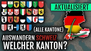 Auswandern Schweiz  Welcher Kanton ALLE Kantone 🇨🇭 [upl. by Eiramaliehs]