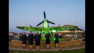 The DDay Darlings perform with the Spitfire for Battle of Britain 80th Anniversary [upl. by Placidia]