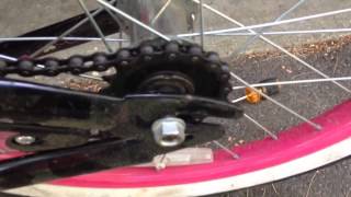 How To Remove Install Replace the Rear Wheel On a Bicycle [upl. by Cerys]